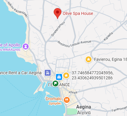 Map preview – Olive Spa House